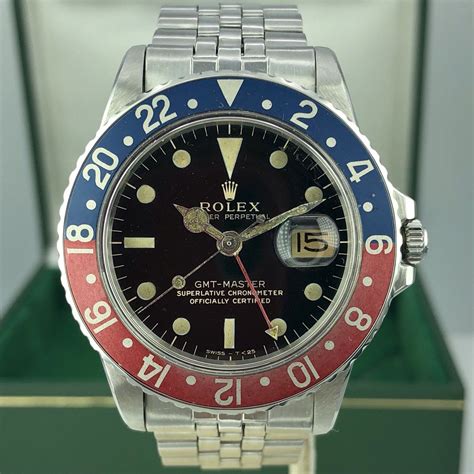 rolex gmt master pepsi 1965|rolex gmt master pepsi vintage.